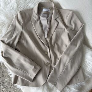 Calvin Klein Nude Blazer 6P